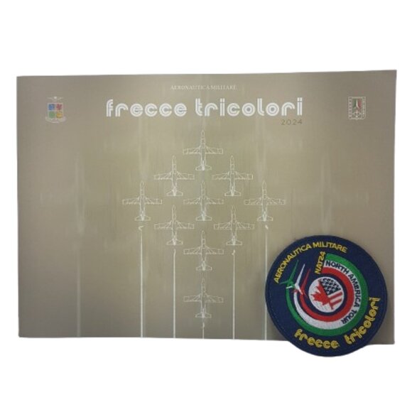 FRECCE TRICOLORI Italian Airforce Aerobatic Team North America Tour '24 Souvenir - Picture 2 of 12
